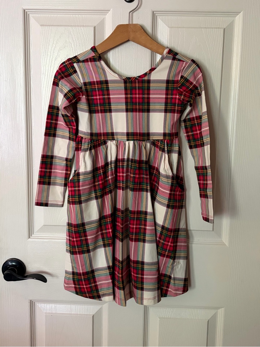 Hanna Andersson Red & Green Plaid Holiday Dress 🎄🆕